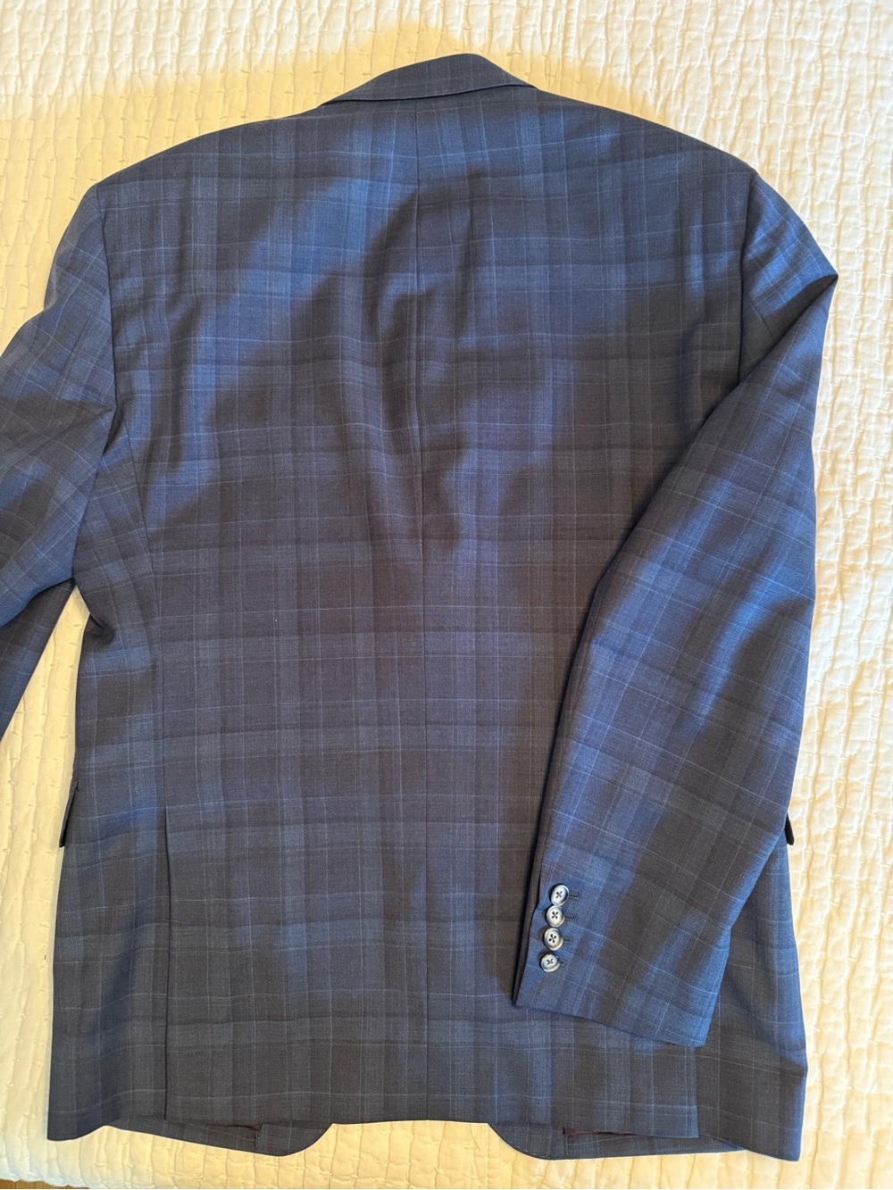 Coppley Reda Super 110’s Custom 3 Piece Plaid Wool Suit ~40R - Picture 4 of 12